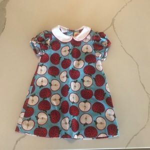 Apple Dress with Peter Pan collar from Southern Sunshine Kids